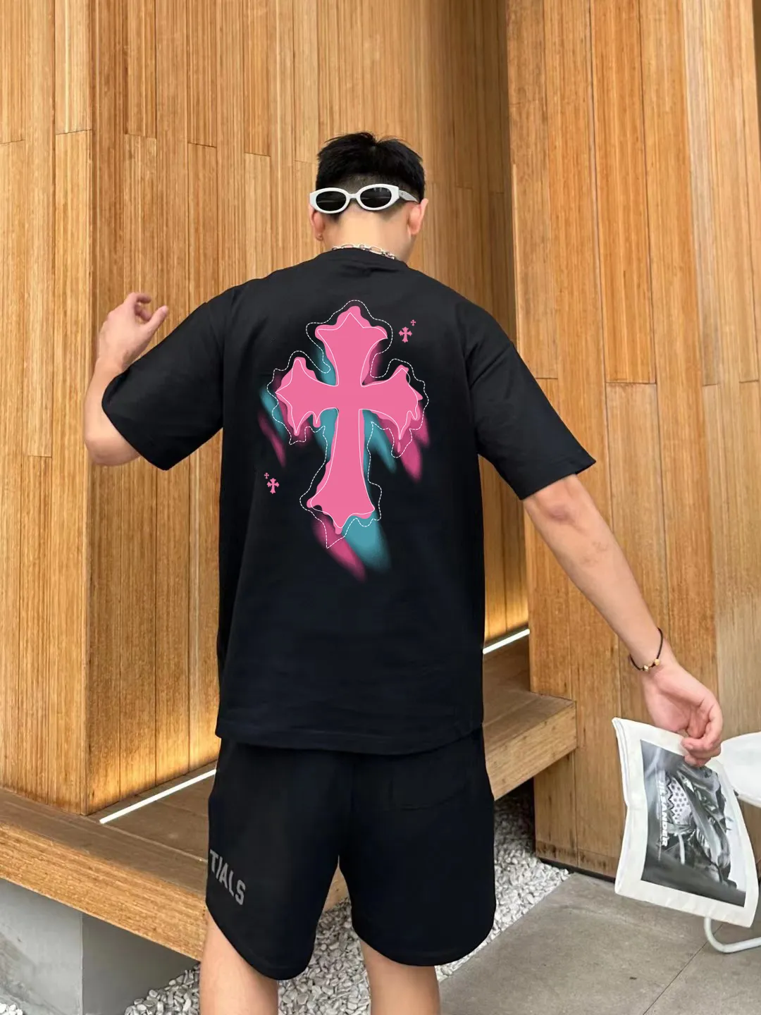 [CH ] 2026FW T LOGO Premium 26s Same Style ：Black White Green Size：S M L XL 2XL